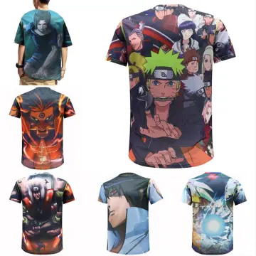 Naruto Shippuden Anime Cartoon Character Cosplay Men's Graphic T-shirt-XL