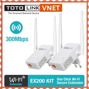 Bộ tiếp sóng kích sóng Wifi cực mạnh Totolink EX200 Chuẩn N Mercusys 3 râu