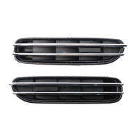 Figatia 2x ด้านข้าง Fender Air ช่องระบายอากาศ Grilles Grill Trim สำหรับ BMW E39 E60 E61 M5