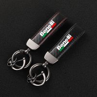 High-Grade Carbon Fiber Motorcycle Keychain Holder Keyring for Benelli imperiale 400 TRK502 BN302 TNT125 300 BJ600