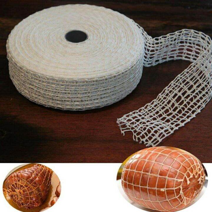 Elastic Meat Netting Butchers Net Ham Roast Sausage Cotton String Roll