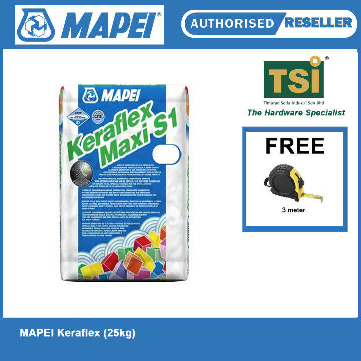 MAPEI Keraflex maxi s1 (25kg) Grey | Lazada