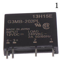 โมดูลโซลิดสเตทรีเลย์,ใหม่1/2ชิ้น12V/24V DC-AC G3MB-202P PCB SSR