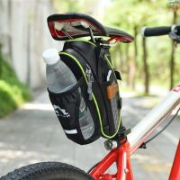 WinnerYou Water Resistant Bike Saddle Bag with Reflective Design Cycling Under Seat Pack Bottle Pouch for Mountain Road Bicycles Storage