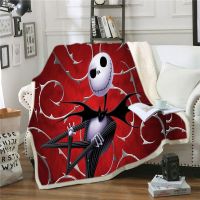 2023 in stock CNY Stock The Nightmare Before CNY Blankets Ultra-Soft Double-layer Plush Sofa Throw Blanket，Contact the seller to customize the pattern for free