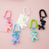 Cute Dog Key Chain for Women Cheap Bag Accessories 2023 New Couple Doll Small Bell Keyring Fashion Keychain for Car Keys