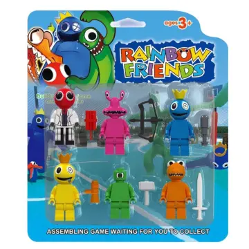 7pcs Roblox Rainbow Friends Minifigure Funny Assembled Mini