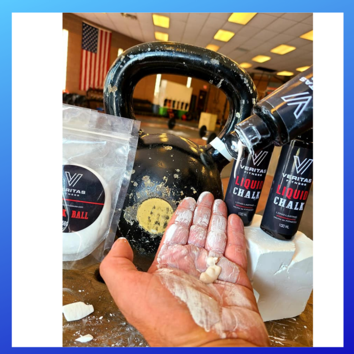 VERITAS FITNESS Liquid Gym Chalk Magnesium Carbonate Powder Rock