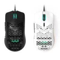 AJ390AJ39Light น้ำหนักเมาส์แบบมีสาย Hollow-Out Gaming Mouce Mice 6 DPI ปรับได้7ปุ่มสำหรับ Windows 2000 Xpvista 7810ระบบ