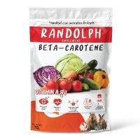 Randolph 70g ขนมกระต่าย ขนมหนูแฮมสเตอร์ ขนมหนูแกสบี้ ขนมแพรี่ด็อก ขนมกระรอก ขนมชินชิล่า ขนมสัตว์ฟันแทะ Beta Carotene