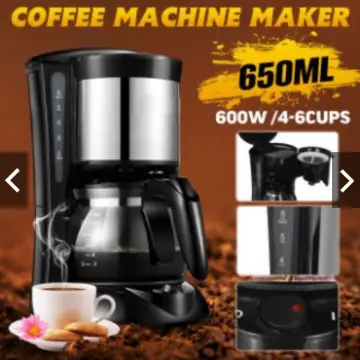 Electric Coffee Maker machine household fully-automatic drip coffee maker  600ml tea coffee pot Coffee maker Machine 220V