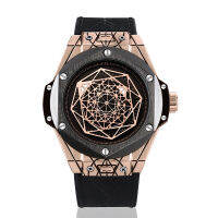 KIMSDUN Mens Watch 2021 New Luminous Light Large Dial Tattoo Triangle Shield Hollow Out Mens Watch Wristwatch