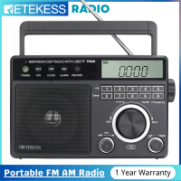 Retekess TR629วิทยุพกพา,Am/fm วิทยุดิจิตอลพร้อมจอแสดงผล LCD,รองรับ Usb/tf,เหมาะสำหรับผู้สูงอายุ