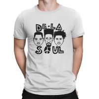 Dave Jolicoeur De La Soul T-Shirt Men American Hip-Hop Groups Vintage 100% Cotton Tee Shirt Round Collar Short Sleeve T Shirt