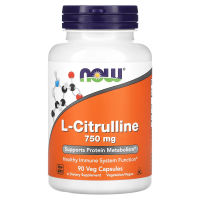 NOW Foods L-Citrulline 750 mg Veg Capsules