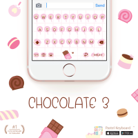 Chocolate 3 Keyboard Theme⎮(E-Voucher) for Pastel Keyboard App