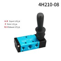 LJLJ-Pneumatic Switch Manual Valve 4h210-08 Hand Plate Reversing Mechanical Valve Cylinder Valve Switch Valve Pneumatic Control