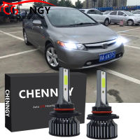 สำหรับ Honda Civic (FD) 2005-2011 (ไฟหน้า)-2Pc CHENNGY LED สีขาว6000K หลอดไฟไฟหน้าชุด