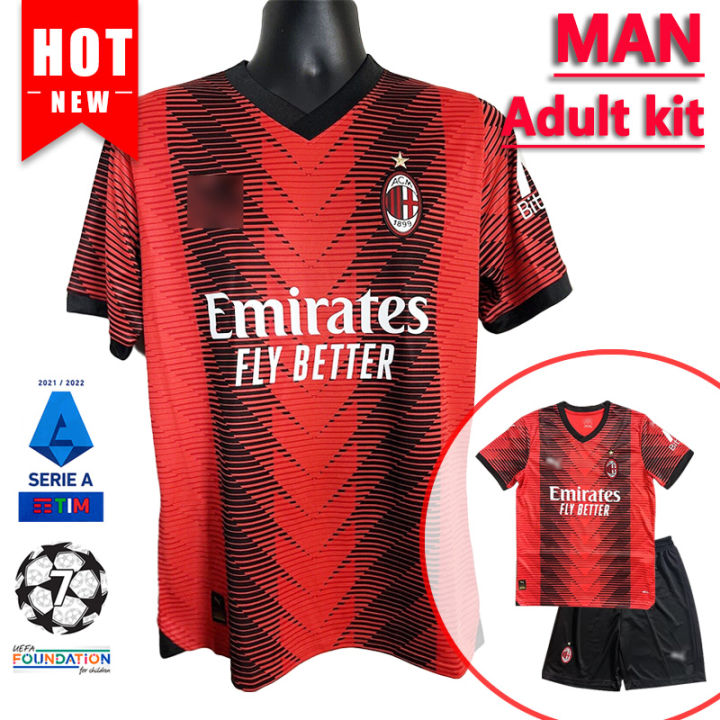 New AC Milan Home Jersey 2023/2024 Men Adult Fan Version – finekeys