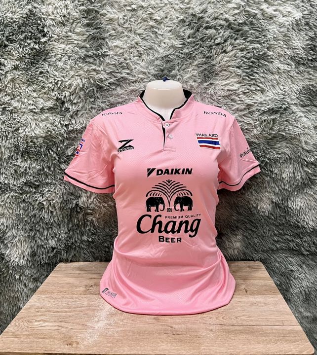ราคาพิเศษ-เสื้อเลดี้-เสื้อบอลหญิง-ทีมชาติไทย-ฟรีไซร์-ขนาดอก32-36