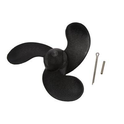 3 Black Leaves Marine Outboard Propeller for Mercury/Nissan/Tohatsu 3.5/2.5HP 47.05mm(Diameter) x 78.05mm(Pitch)