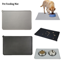 SP Store Waterproof Pet Mat for Dog Cat Food Grade Silicone Pet Food Pad Pet Bowl Drinking Mat