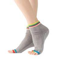 【YD】 Half Toe Ladies Socks Non-Slip Massage Five