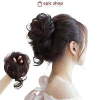 [EPICSHOPZ] แท้/ส่งไว? แฮร์พีช ดังโงะ ผมลอนยุ่ง วิกผมปลอม แบบยางยืดครอบ รหัส CN-AM41