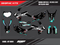 สติ๊กเกอร์วิบาก Honda CRF 250 L ทั้งคัน Graphic kit สติ๊กเกอร์เคลือบเงา สุดคุ้ม