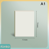✨ Konka บันทึกย่อช่วยเตือนแบบโปร่งใสพร้อมสติ๊กเกอร์ขูดติดกระดาษโน้ตที่เรียบง่ายและมีมูลค่าสูง