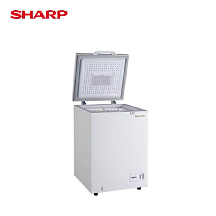new-sharp-ตู้แช่แข็งฝาทึบ-chest-freezer-รุ่น-sj-cx100t-ขนาด-3-2q-23l