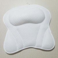 Neck Comfort Bathtub Pillow Suction Cup Air Mesh Head Neck Back Shoulder Support Shower 3D Ventilation SPA Bathtub Pillow