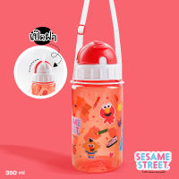 SST Sesame Street Water Bottle Sling Red 350 ml