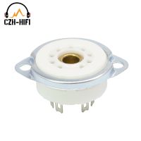 New Product 9Pin B9A Vacuum Tube Socket Ceramic Valve Base Power Lamp Jack For 12AX7 EL84 5670 12AT7 Vintage Audio Amplifier DIY Hifi