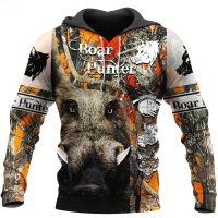 2023 NEW STYLE-2023 new style Men Hoodie Wild Boar Hunting 3D Pattern Hoodies Unisex Fashion Pullover Casual Zip Harajuku Style Coat Sudadera Hombre(FREE CUSTOM NAME LOGO){trading up}