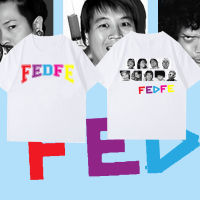 เสื้อยืด FEDFE x TRULY พิมพ์ลายฤดูร้อน เสื้อยืดลำลองฤดูร้อน ราคาถูก