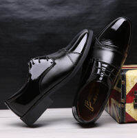 Mens leather shoesรองเท้าหนังผู้ชายโปรโมชั่นราคาต่ำ100%หนังแท้รองเท้านิ้วเท้าชี้ผู้ชายรองเท้าผู้ชายคุณภาพสูง