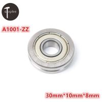 1PCS A1001-ZZ Deep V Groove Sealed Ball Bearing 30*10*8mm Bearing Steel Guide Line Wire Track Pulley Rail Ball Bearing