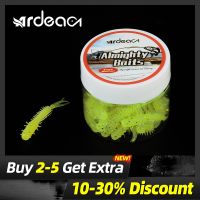 【lz】▩✉  Ardea shad sem-fim iscas 30/60 pçs mini isca conjunto 43mm0.4g silicone macio isca artificial larva borracha iscas wobblers baixo leurre