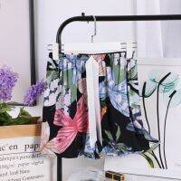 ；【‘；- Printed Flower Cotton Summer Loose Elastic Waist Sleep Bottoms Nightwear Shorts Can Be Worn Outside Thin Women Sleepshorts