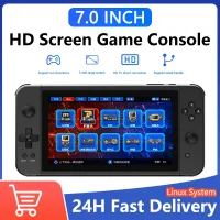 New Powkiddy X70 7.0 Inch HD Screen Handheld Game Console Double Players ATM7051 Quad-Core Retro TV Video Game Console Gift