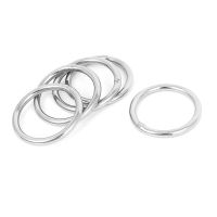 Hot Sale-30mm X 3Mm Stainless Steel Anyaman Tali Dilas O Cincin 5 Pcs