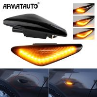 2PCS Canbus Smoke Dynamic Flowing LED Side Marker Signal Light For BMW X5 E70 X6 E71 E72 X3 F25 Sequential Blinker Lamp Bulbs  LEDs HIDs