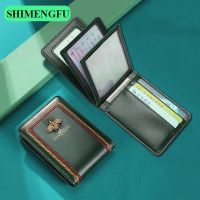 Driver License Credit Card Holder Wallet Women Men Cow Leather RFID Protect Cover for Drivers Documents ID Business Money Purse Card Holders