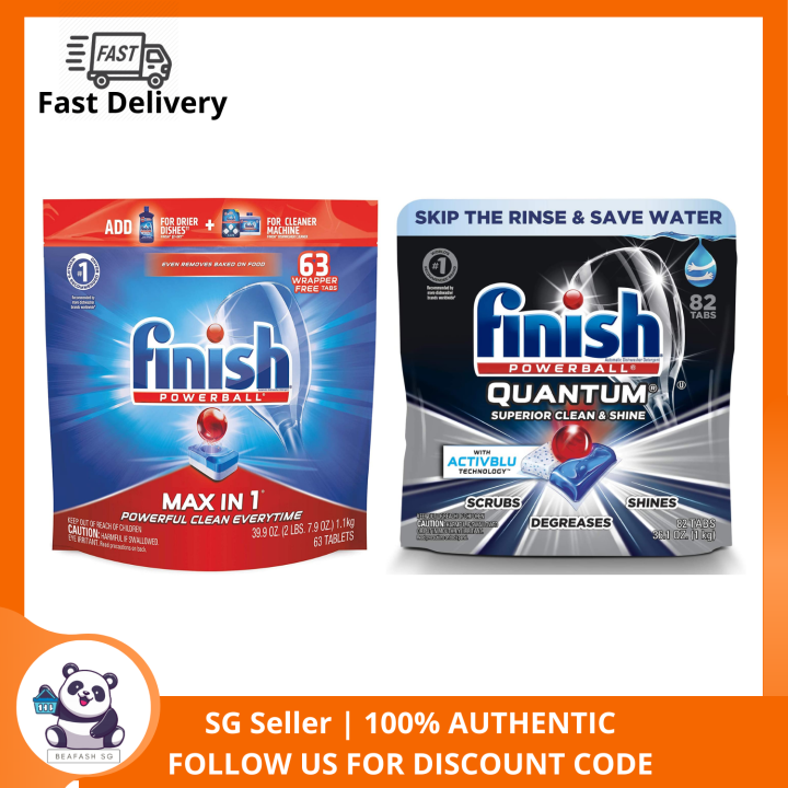 Finish Quantum / Normal Dishwasher Detergent Powerball Ultimate Clean