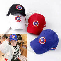 Childrens Embroidered Captain Baseball Cap Boys Girls Hip Hop Sun Hat For Kids 2-8 Years