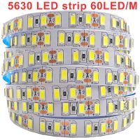 DC 12V Super Bright SMD 5630 5054 2835 Lights Flexible Tape Ribbon String Lamp 10mm PCB Led Strip Light 60leds/m LED Tape 1M/5M LED Strip Lighting