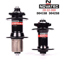 Novatec Hub D041SB D042SB Mountain Bike Disc Card Brake 283236 Holes MTB Road Bicycle Bearing Hubs QR 32H 89101112 Speed