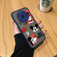 พร้อมเคสโทรศัพท์สำหรับ Realme 11 5G Realme Narzo 60 5G Realme 11 Pro 5G Realme 11 Pro 5G + 5G การ์ตูน Mickey Mouse นิ่มมีน้ำค้างแข็งโปร่งใสเคสแข็งเด็กหญิงเด็กชายคลุมทั้งหมดป้องกันกล้อง