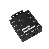 8 Way DMX Splitter Isolated 3Pin DMX 512 Optical Splitter Istribution Amplifier For DJ Disco Wedding DMX Stage Lighting Effect